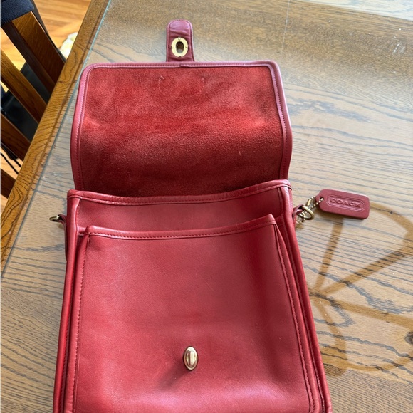 Red Coach Station Bag - Picture 3 of 12